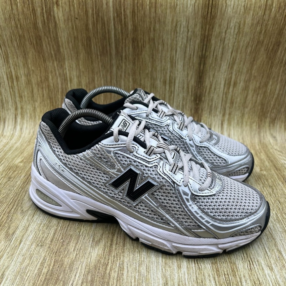 New Balance 740 Running Shoes Men's Size 7.5 Silver White Mesh Retro U740NW2